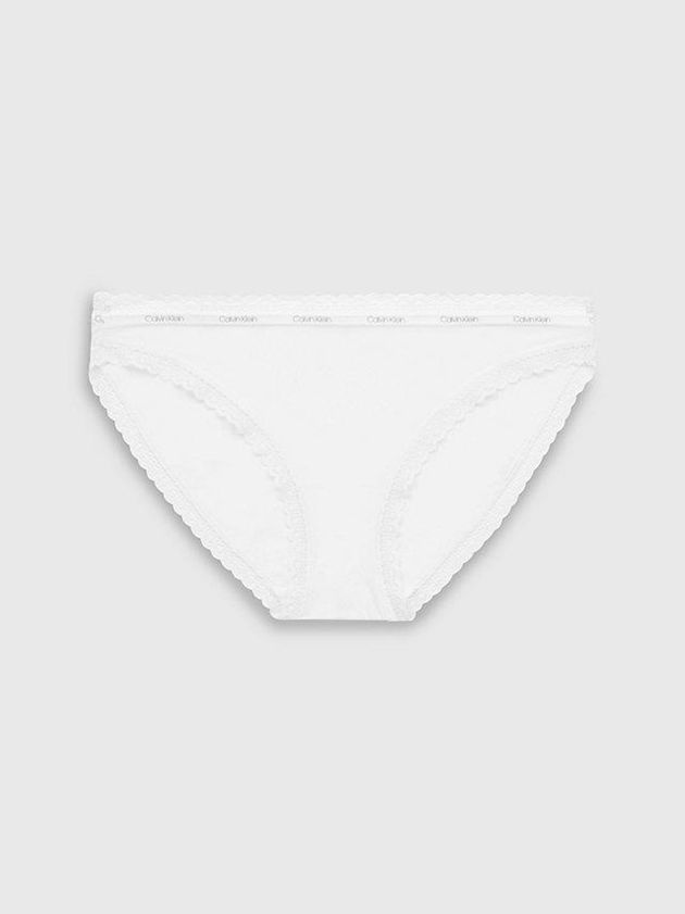 Calvin Klein USA Bikini - Bottoms Up Womens Briefs White 9641725-JO